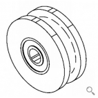 Carriage Wheel Assembly - OEM: 573165